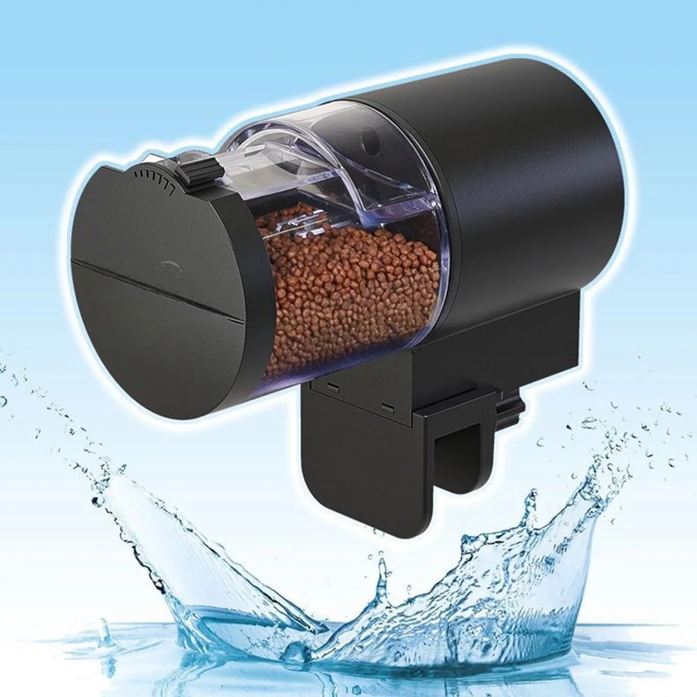 Digital Timer Automatic Fish Tank Feeder For Aquarium Pond Turtle Intelligent Control Food Dispenser