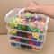Building Blocks Storage Box Transparent Visibility Tool Classification Boxes Stackable Storage 3