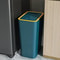 Leakproof Space Saving Trash Can With OneTouch Modern Design Durable Plastic 3
