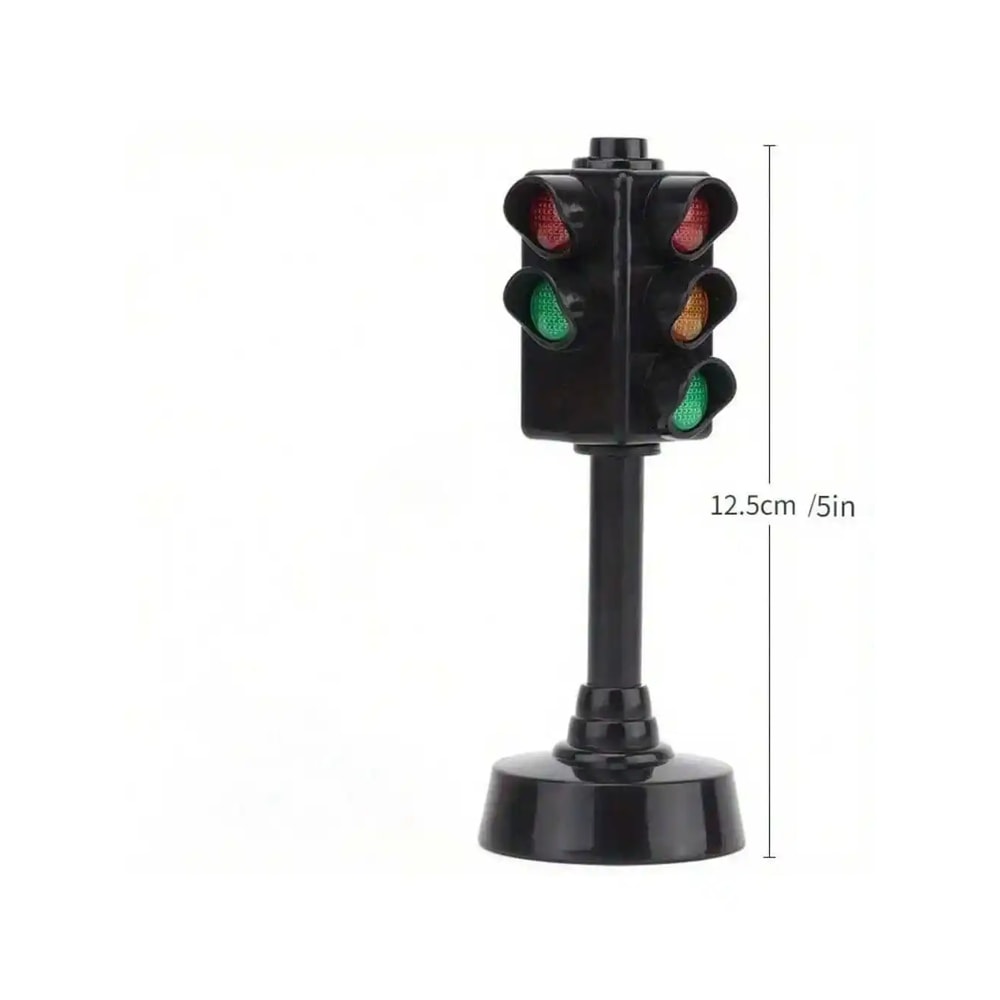 Mini Traffic Signs Road Light Block Children Safety Education Kids Puzzle Traffic Light Toy Kids Gi 5