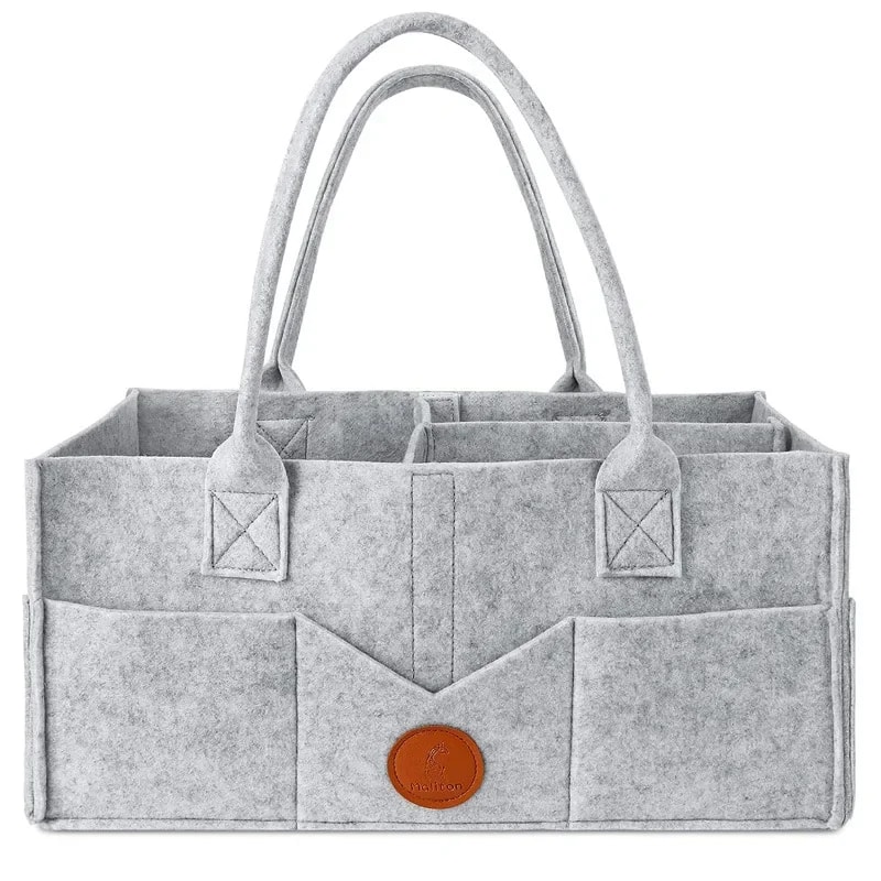 Childrens Felt Diaper Storage Bag For Baby Toys And Diapers Large Capacity Felt Diaper Bag 3