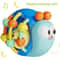 Early Education Hand-Held Baby Rattle Snail Puzzle Plastic Ball Colorful Festival Gift for Babies