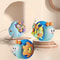 Early Education Hand-Held Baby Rattle Snail Puzzle Plastic Ball Colorful Festival Gift for Babies