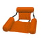 Inflatable Pool Lounge Chair With Armrests Headrest PVC Oxford Cloth Ideal For Relaxation At Beach 6