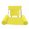Inflatable Pool Lounge Chair With Armrests Headrest PVC Oxford Cloth Ideal For Relaxation At Beach 7