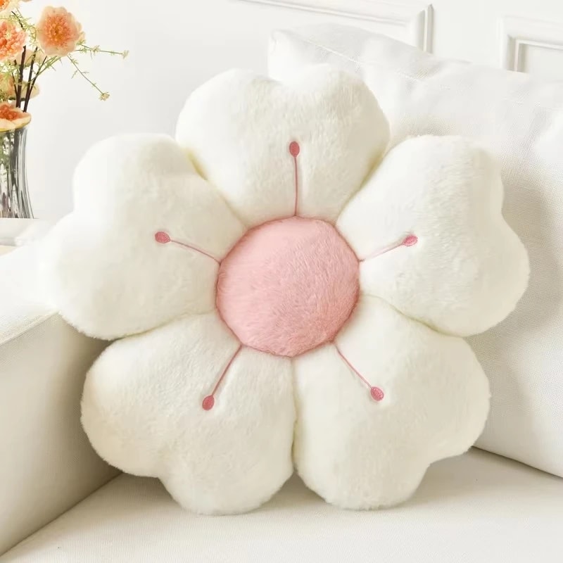Daisy Seat Cushion Sunflower Pillow Flower Mat Plush Toy Mat Office Mat Christmas Gift 5
