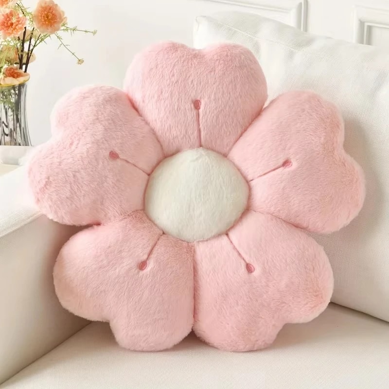 Daisy Seat Cushion Sunflower Pillow Flower Mat Plush Toy Mat Office Mat Christmas Gift 7