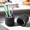 PVC TireShaped Pen Holder Fun Desk Organizer Ideal For Office And School Supplies Painted Finish 4
