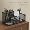 Desk Organizer Caddy With Mesh Design Pencil Holder And Storage Baskets Compartments For Desktop Ac 1