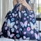 Portable Folding Shopping Bag Butterfly Flower Printing Grocery Bag Ecofriendly Reusable Highcapaci 2