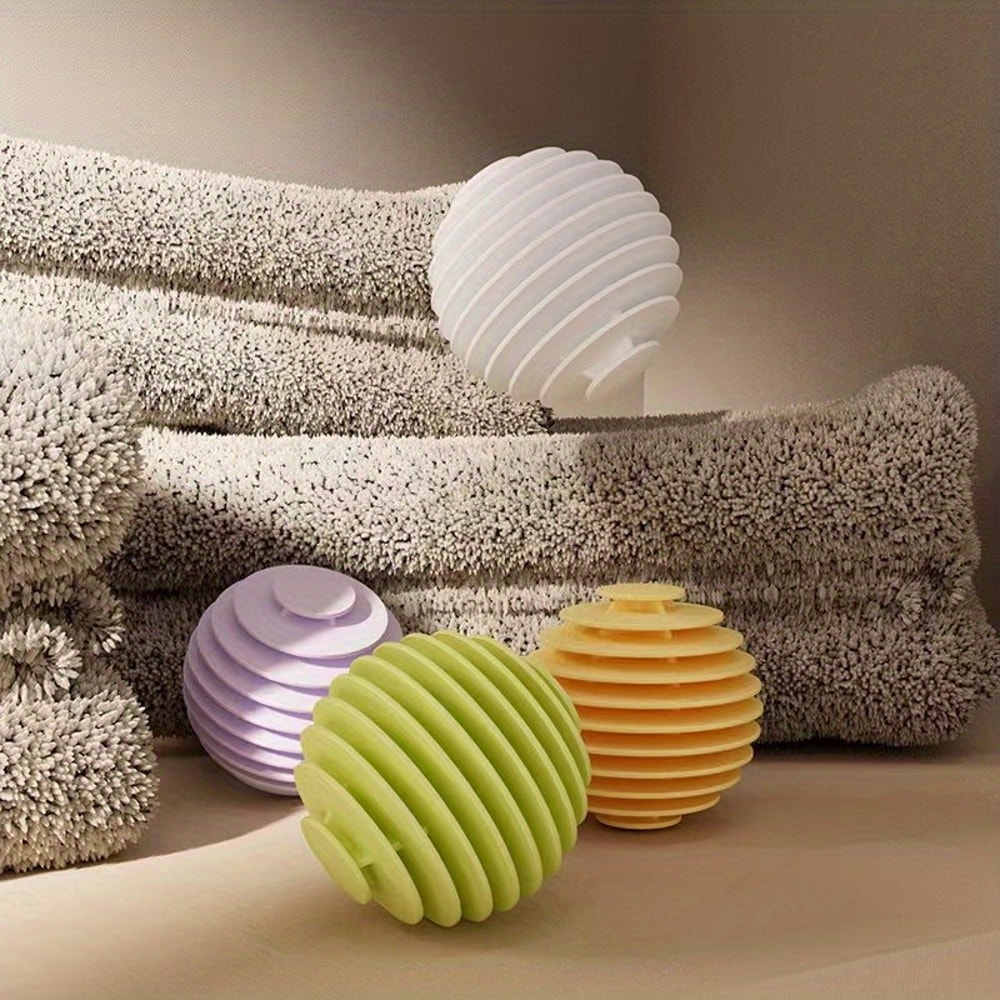 Reusable Anti-Tangle Laundry Balls Magic Wrinkle Remover Fabric Softener Static Reducer