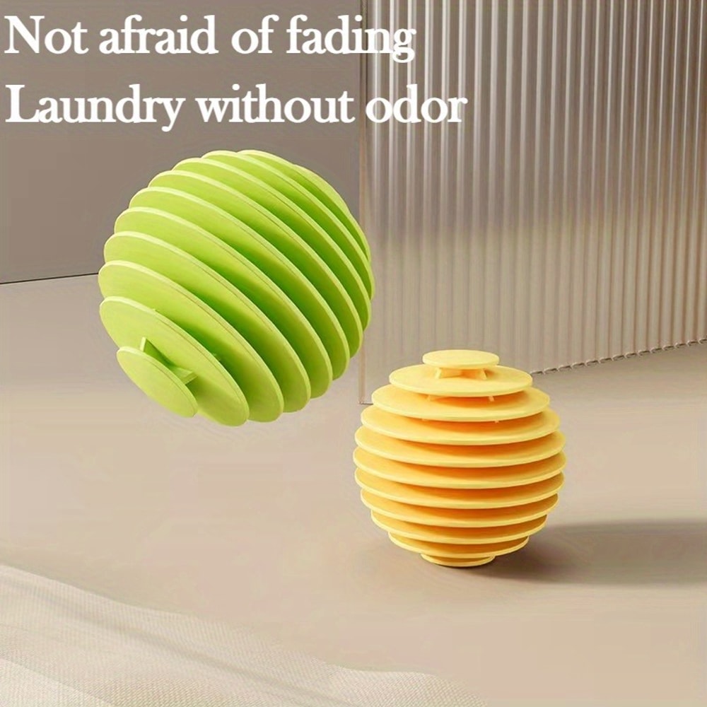 Reusable Anti-Tangle Laundry Balls Magic Wrinkle Remover Fabric Softener Static Reducer
