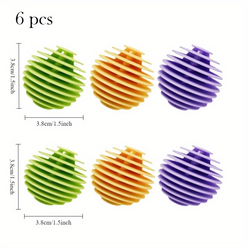 Reusable Anti-Tangle Laundry Balls Magic Wrinkle Remover Fabric Softener Static Reducer