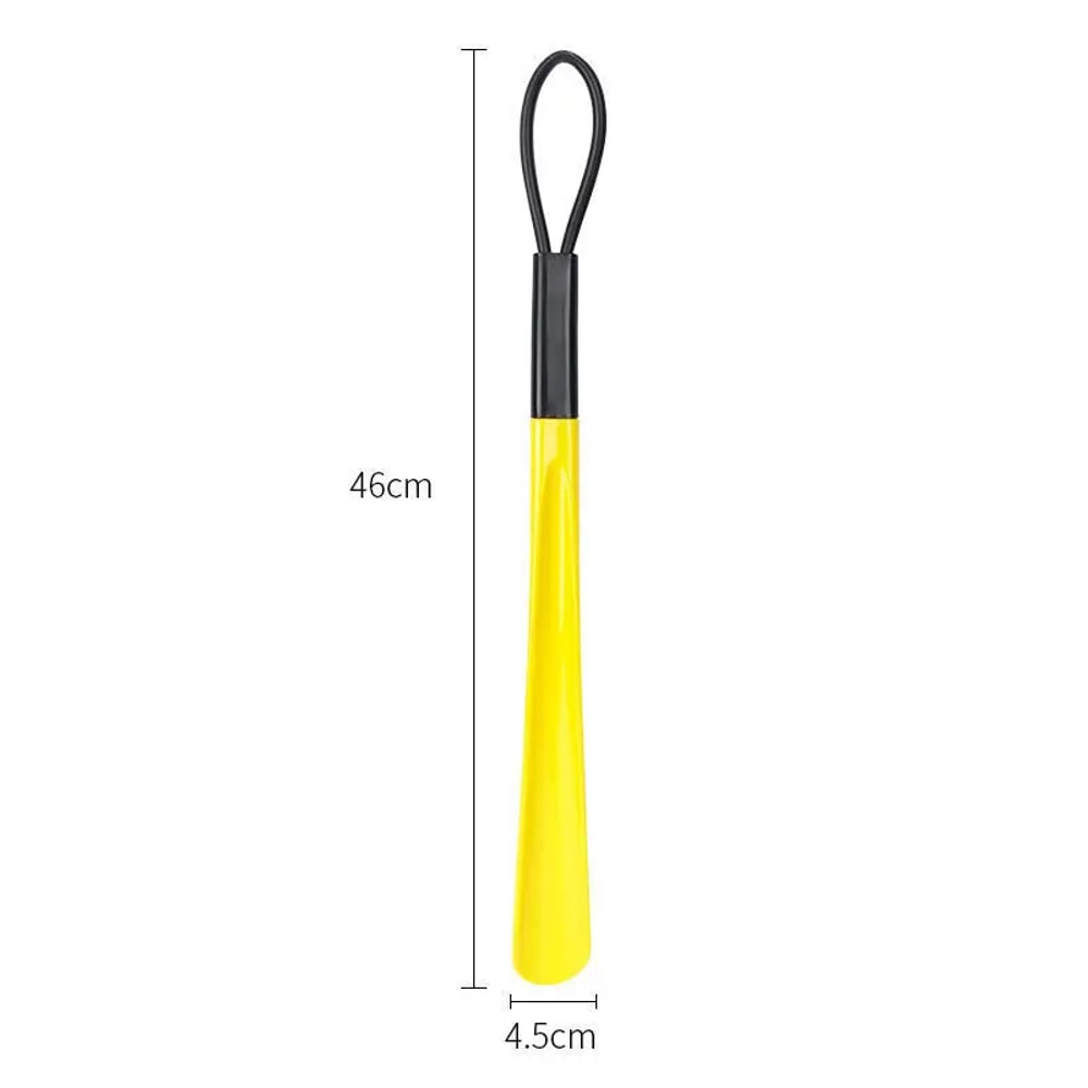 Flexible Extra Long Shoe Horn Black Plastic Shoehorn Spoon Shape Shoe Lifter Shoes Accessories 4
