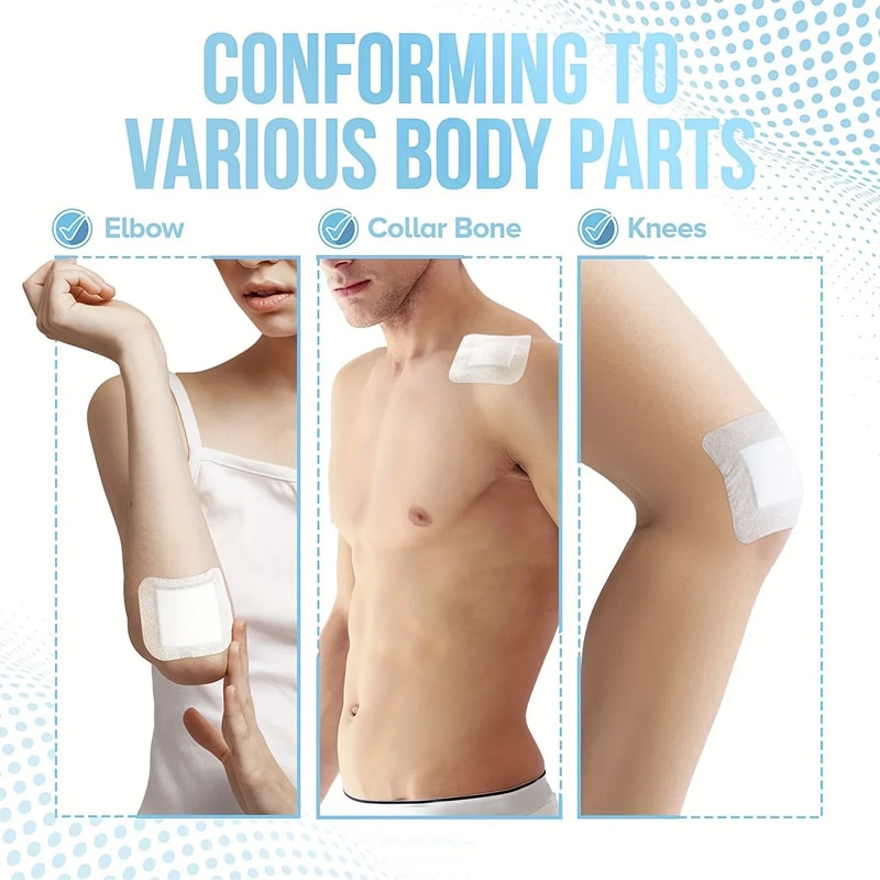 Nonwoven Hypoallergenic Medical Adhesive Bandage Wound Dressing Band Aid Large Size For First Aid C 4