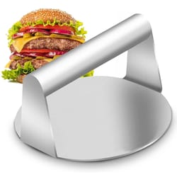 circular stainless steel meat press mold for smash burger patties deli meats kitchen accessories
