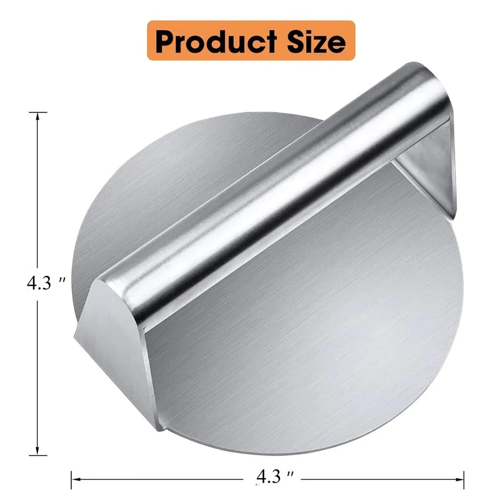 Circular Stainless Steel Meat Press Mold For Smash Burger Patties Deli Meats Kitchen Accessories 3