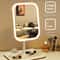LED Makeup Mirror Touching Mirror Niche Modern Desktop Vanity Mirror Color Light for Women Bedroom Dressing Mirror