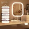 LED Makeup Mirror Touching Mirror Niche Modern Desktop Vanity Mirror Color Light for Women Bedroom Dressing Mirror