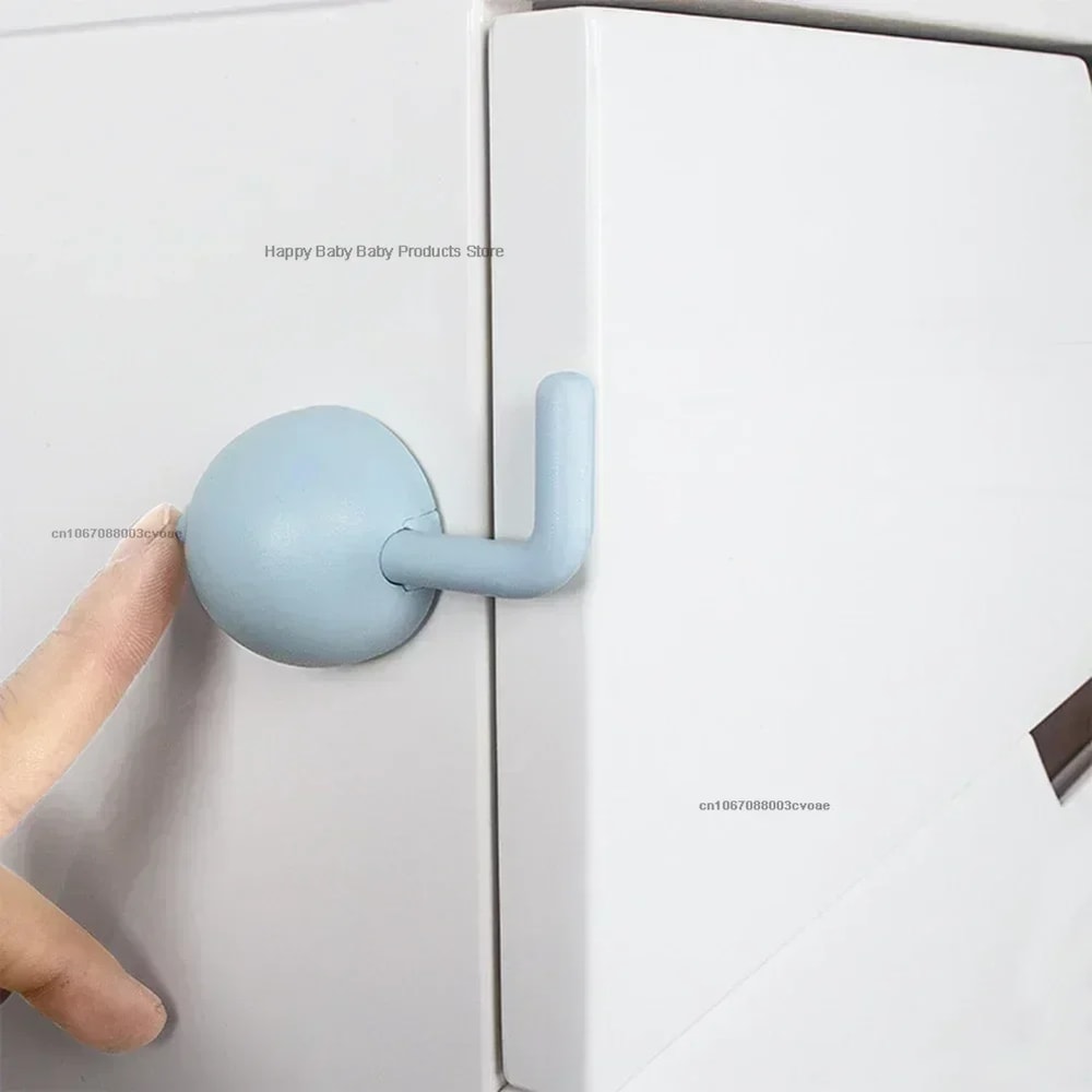 AntiPinch Baby Safety Lock Multifunctional Cabinet Drawer Locks Refrigerator Security Buckle 1