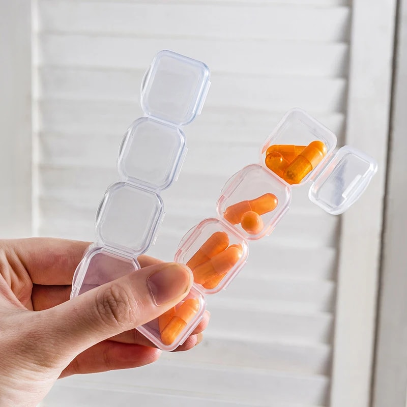 Multi-Compartment Transparent Jewelry Box Dust-Proof Storage for Earring Necklace Hand Ring Jewelry Organizer