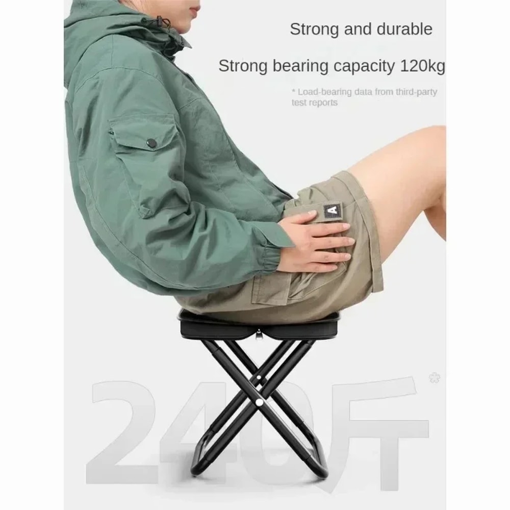 Multifunctional Picnic And Camping Folding Chair Small Portable Stool 2