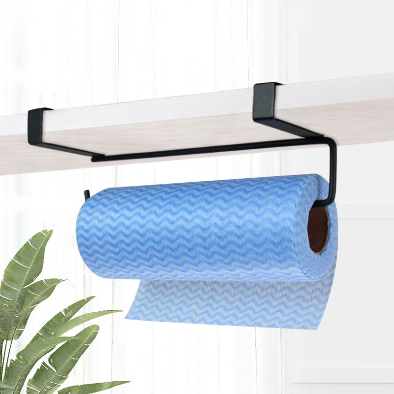 Under Cabinet Toilet Shelf Paper Roll Rack Tissue Hanger Home Organizer Bath Towel Holder 1