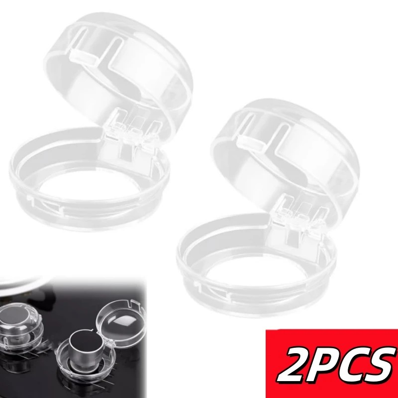 Universal Stove Knob Covers Plastic Kitchen Safety Guards Child Safety Lock Protectors For Gas Oven 4