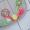 Baby Bath Toy Organizer Mesh Storage Bag Cartoon Animal Design Sucker For Bathtub Toys 5