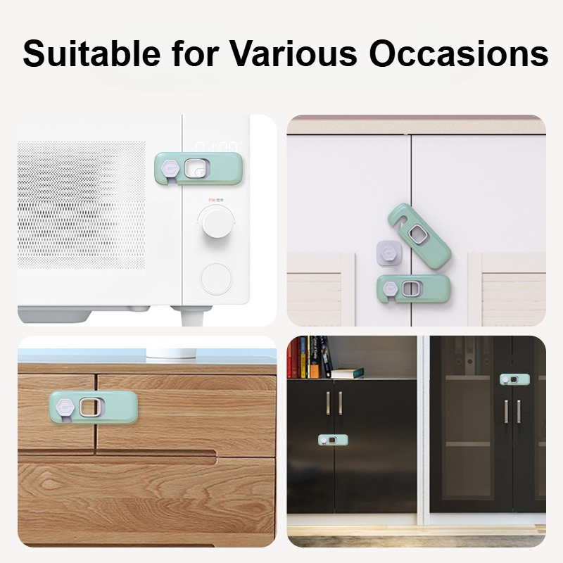 Baby Proof Fridge Locks Child Proof Refrigerator Locks Freezer Door Latches With Adhesive Tape Cabi 3
