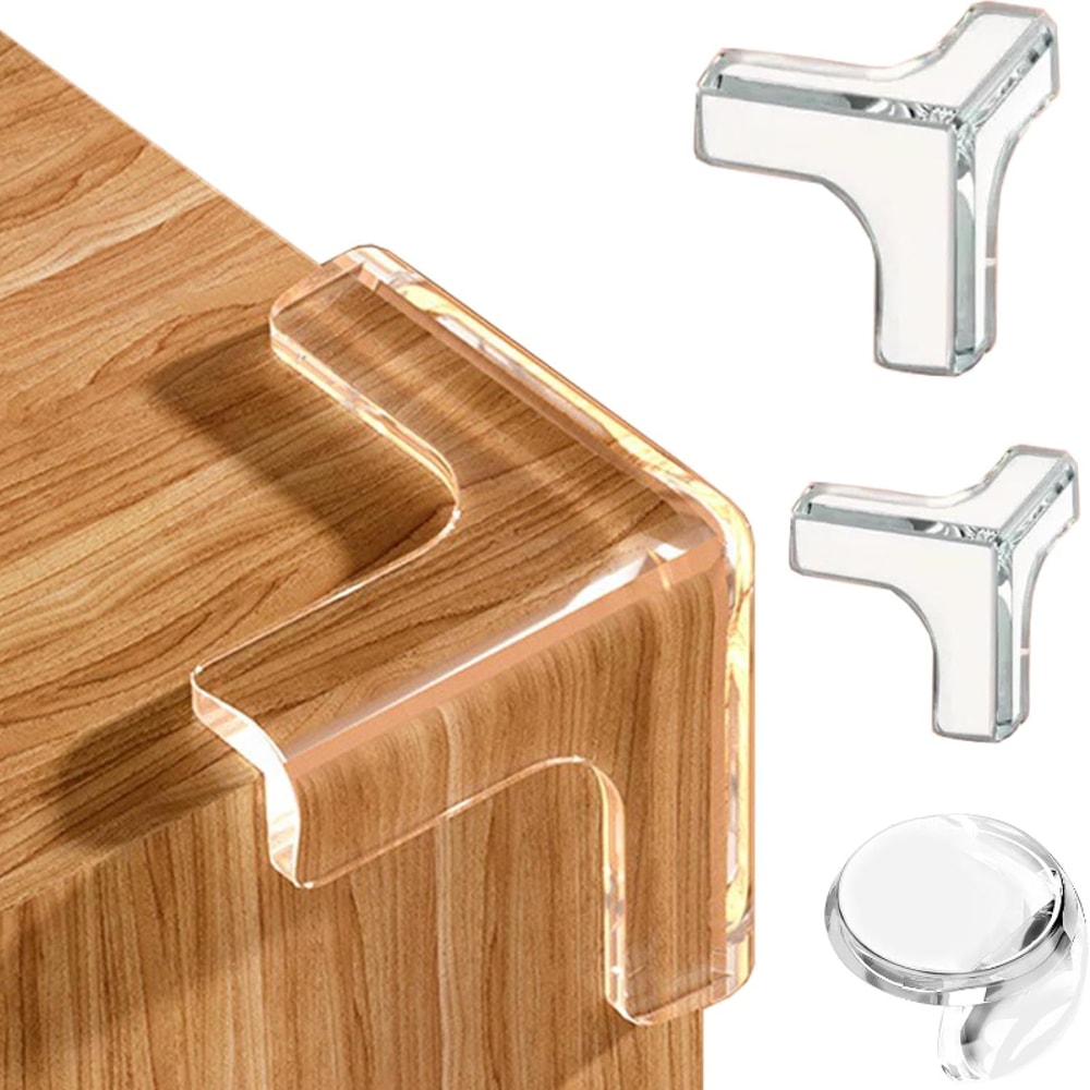 Transparent Baby Safety Silicone Kids Proofing Edge Protector Anti Collision Table Corner Cover For 0