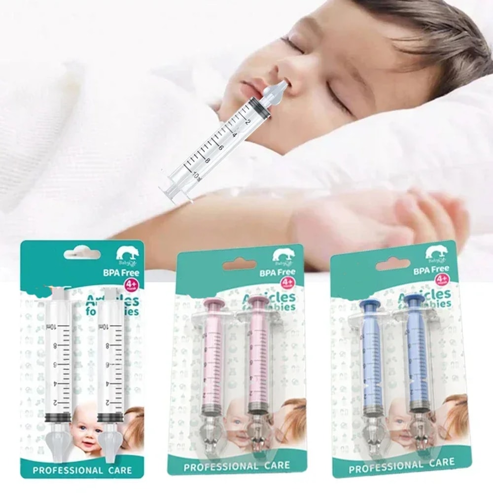 Needle Tube Baby Nasal Aspirator Syringe For Rhinitis Children Nose Washing Tool Infant Nose Cleane 1