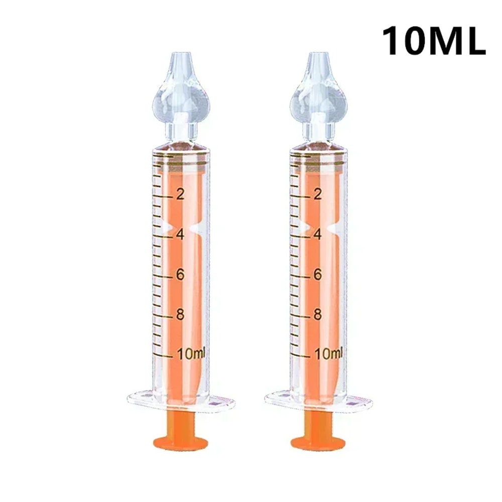 Needle Tube Baby Nasal Aspirator Syringe For Rhinitis Children Nose Washing Tool Infant Nose Cleane 8