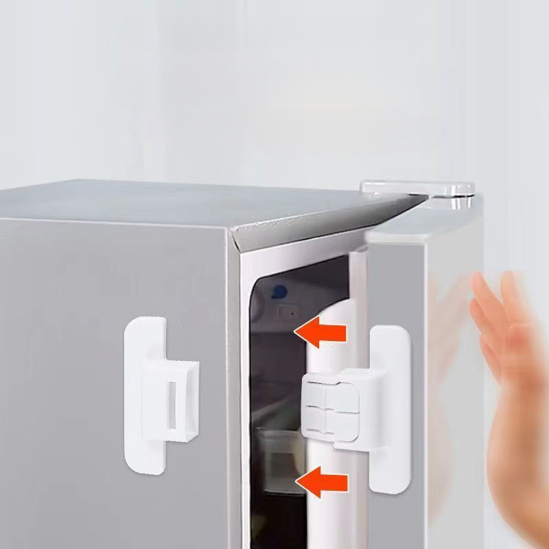 Baby Safety Refrigerator Lock Cabinet Door Locker Buckle AntiOpen Water Dispenser Kids Home Securit 2