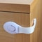 Plastic Protection Children Safety Cabinet Lock Baby Security Protection Drawer Door Lock Straps Ki 2