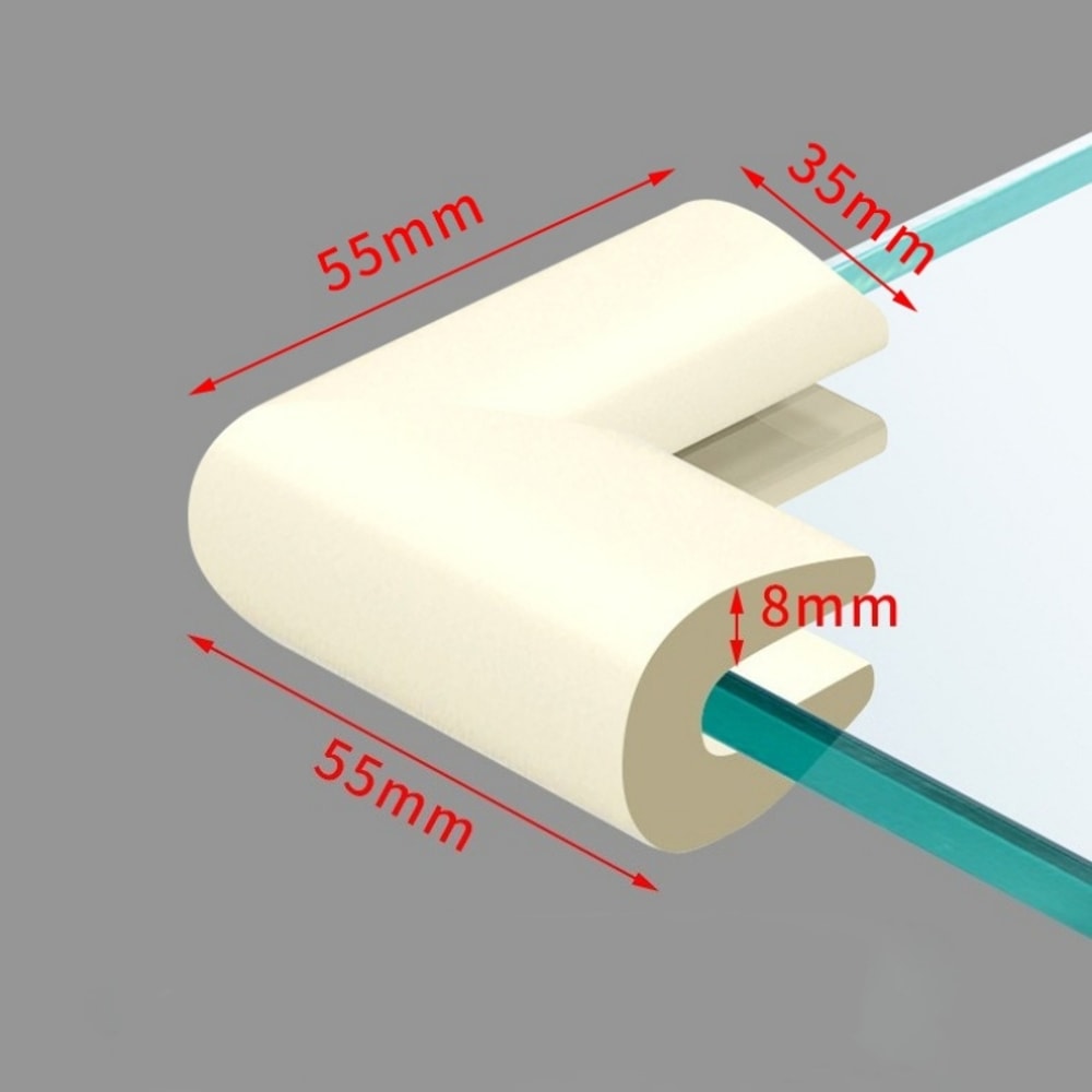 Child Proof U Type Baby Safety Foam Corner Guards Furniture Corner Bumper Glass Table Edge Strip Ta 4