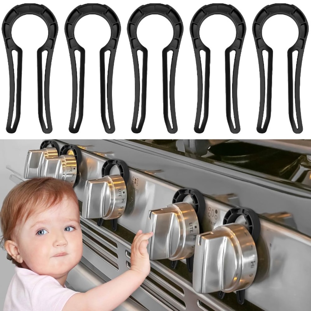 Gas Stove Knob Locks Baby Safety Oven Knob Covers For Kids Childproofing Tools Stove Knob Covers Fo 0