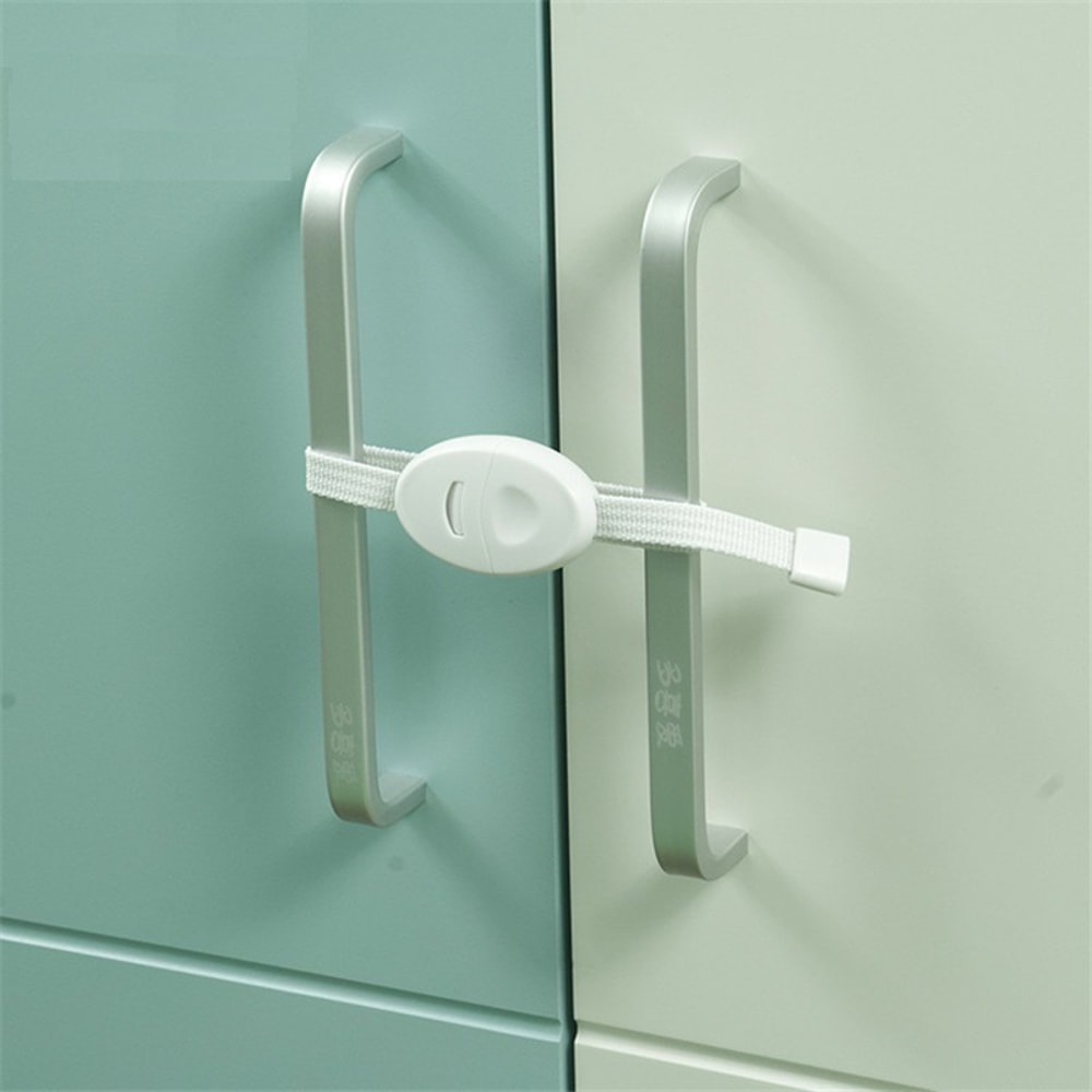 Baby Safety Locks For Furniture Kids Cupboard Cabinet Fridge Door Protection 0