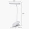 Flexible Study Table Lamp With Clip USB Dimmable Desk Lamp For Reading Bedroom Office 5