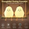 Cute LED Pear Night Light USB Rechargeable Touch Silicone Table Lamp Bedroom Decoration Gift For Co 2