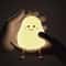 Cute LED Pear Night Light USB Rechargeable Touch Silicone Table Lamp Bedroom Decoration Gift For Co 4
