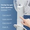 Wireless Electric Cooling Fan For Office Camping Desktop Hand Clip Circulator With Detachable Base 3