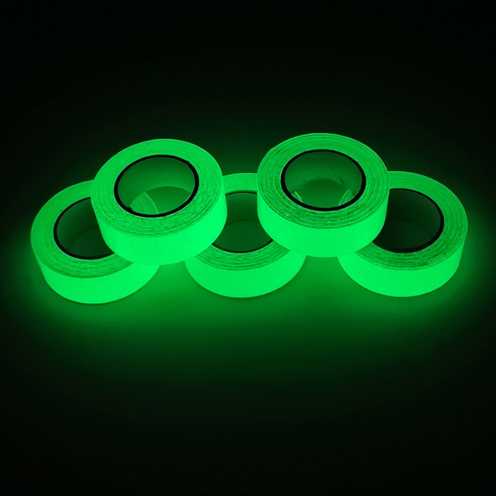 DIY Decorative Glowing Tape Selfadhesive Luminous Safety Tape Green Fluorescent Warning Tape 5