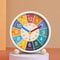 Silent Early Learning Desktop Alarm Clock for Kids Wake Up Bedroom Living Room Desktop Clock