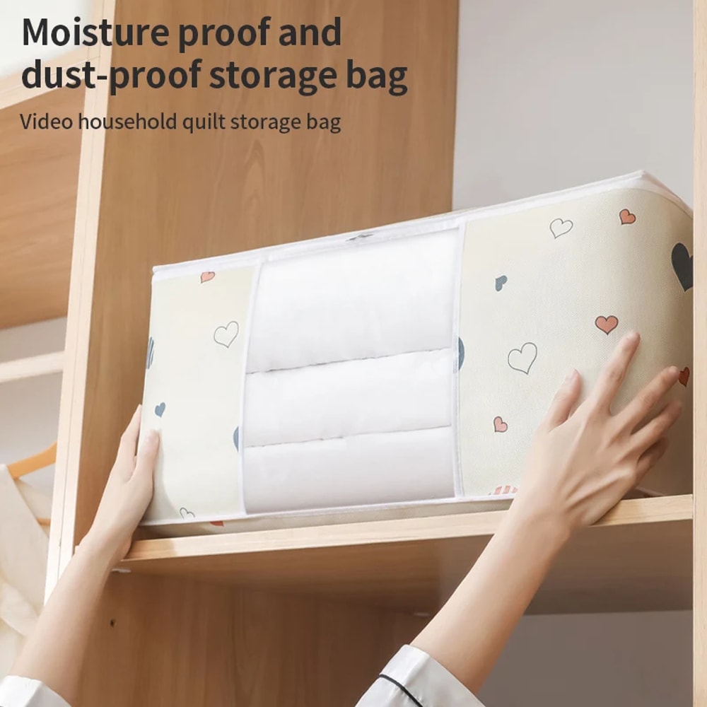 Quilt Storage Bag Largecapacity Clothes Storage Bag Multifunctional Dustproof Moistureproof Organis 2