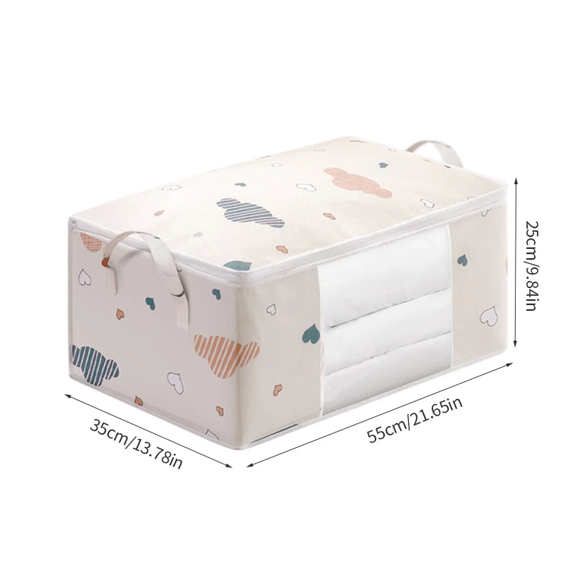 Quilt Storage Bag Largecapacity Clothes Storage Bag Multifunctional Dustproof Moistureproof Organis 5