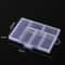 Double Buckle Jewellery Storage Box Transparent Earring and Ring Storage Box Nail Drill Accessories Organiser