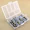 Double Buckle Jewellery Storage Box Transparent Earring and Ring Storage Box Nail Drill Accessories Organiser
