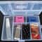 Double Buckle Jewellery Storage Box Transparent Earring and Ring Storage Box Nail Drill Accessories Organiser