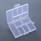 Double Buckle Jewellery Storage Box Transparent Earring and Ring Storage Box Nail Drill Accessories Organiser